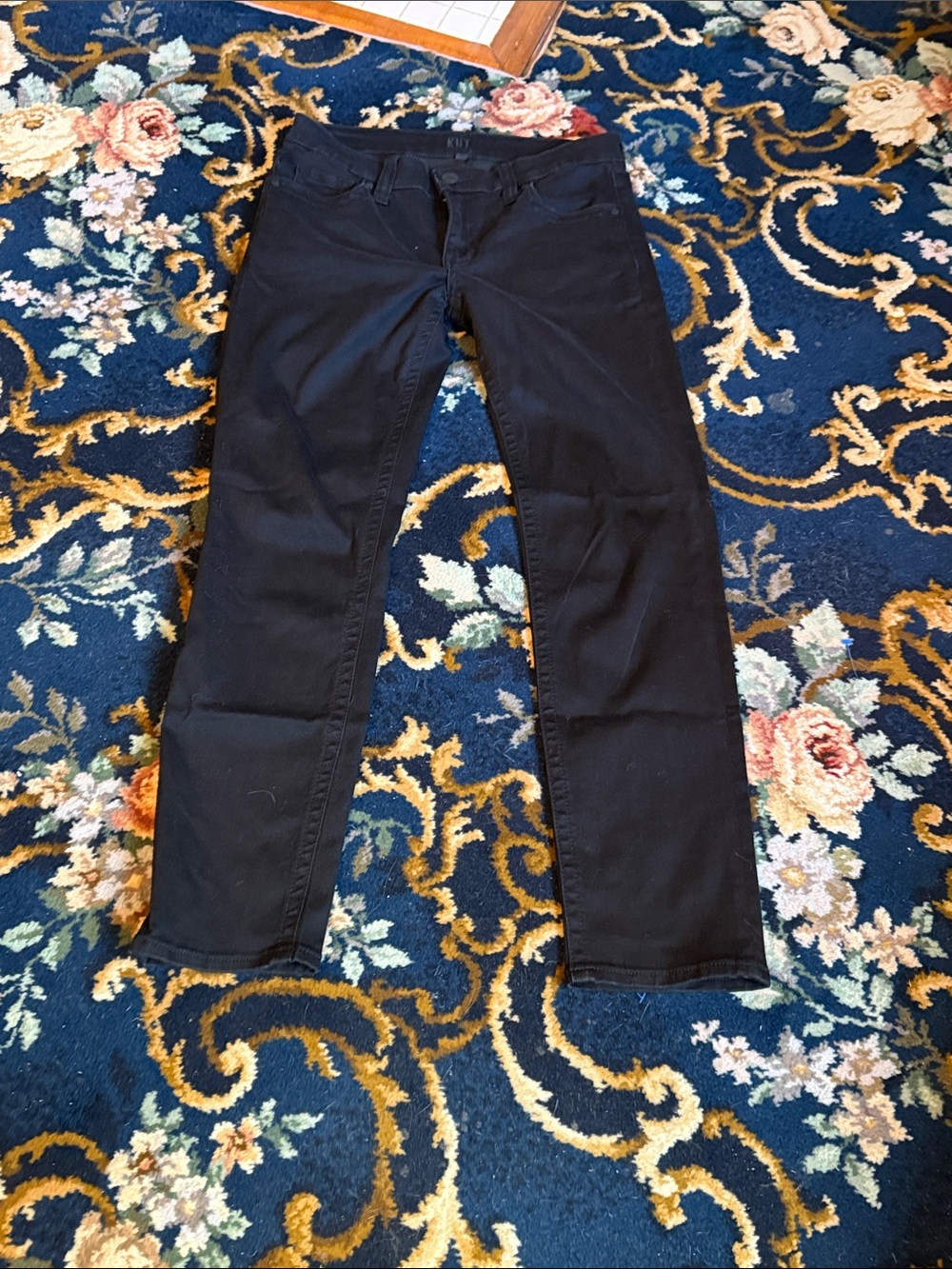 Kut from the Kloth Black Straight Leg Women's Jeans- worn twice